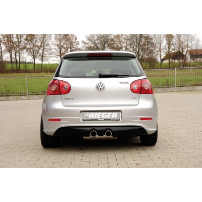 Diffuseur RIEGER de pare-choc arrière Volkswagen Golf 5 GTI