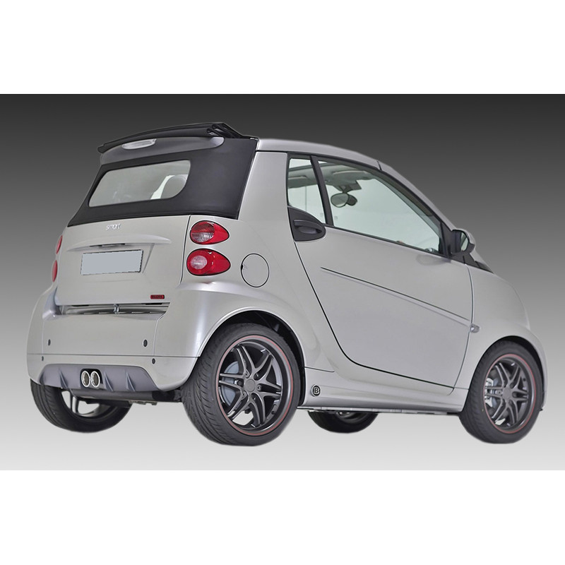 Difusor trasero para Smart Fortwo 451 Facelift Anniversary Edition