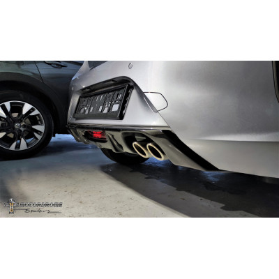 Difusor trasero para with Dual Exhaust Opel Corsa F GS-Line (2019-)