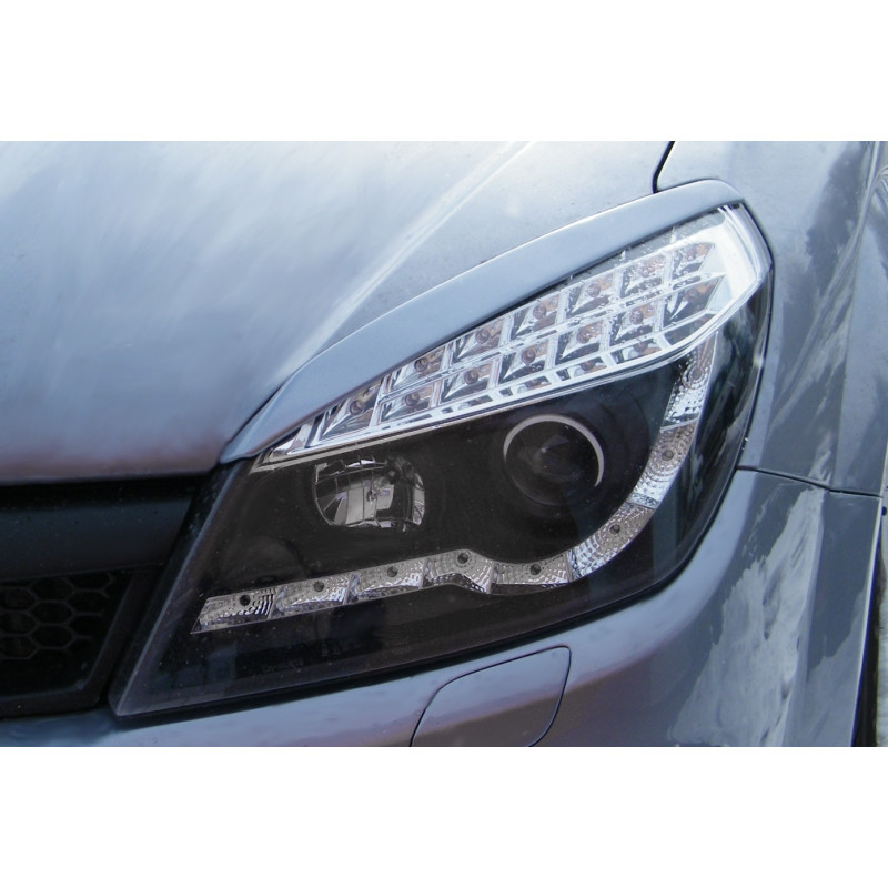 Juego de marcos de faros para Opel Astra H