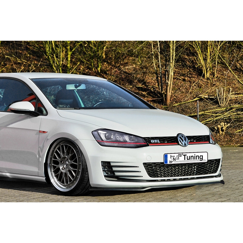 Spoiler delantero para VW Golf 7 GTI + GTD